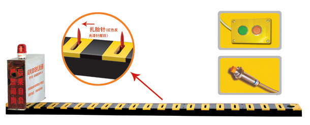 贵港V3嵌入式闯岗自动扎胎器/阻车器